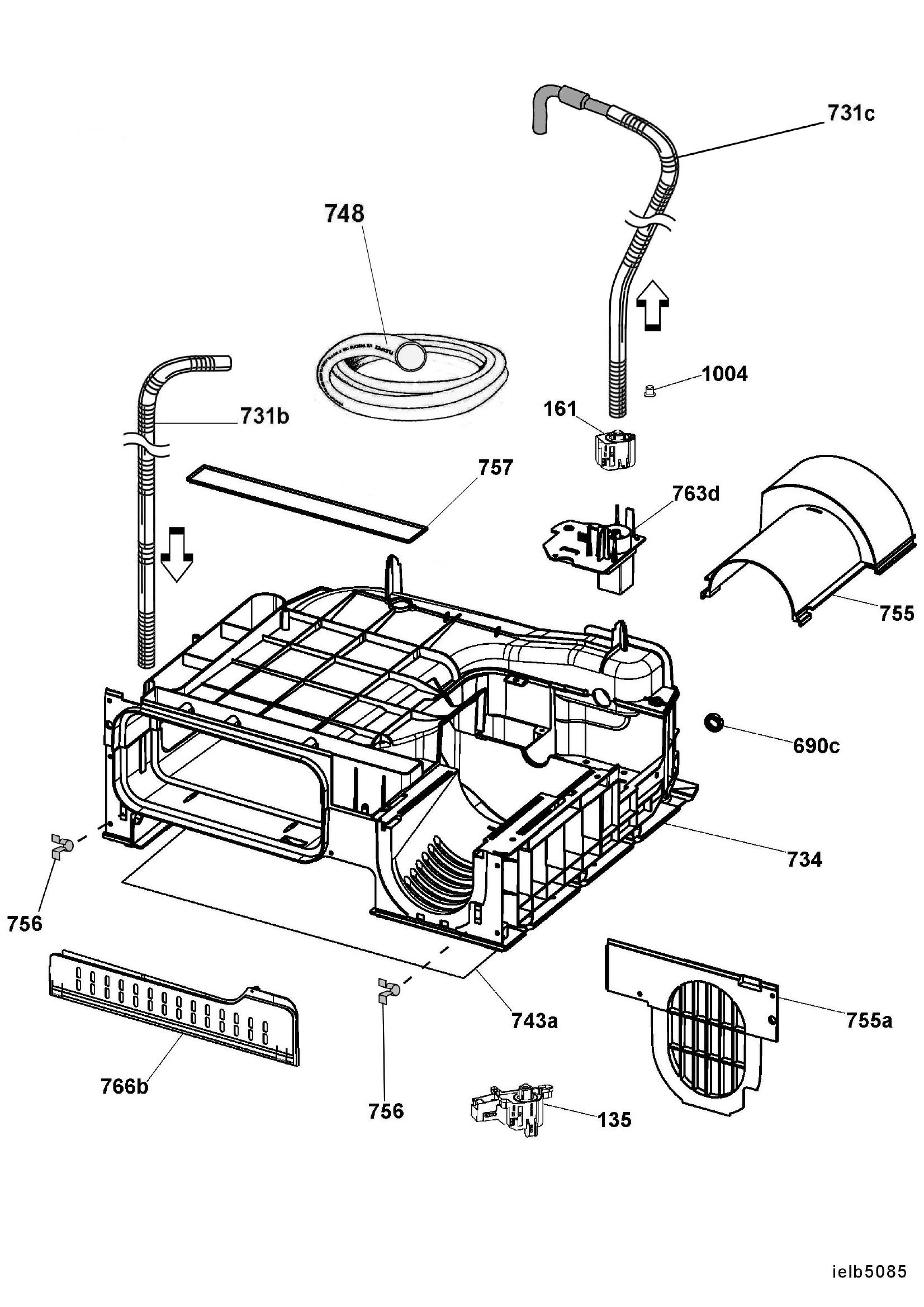 Guarnizione Anteriore Dell'asciugatrice Panasonic
