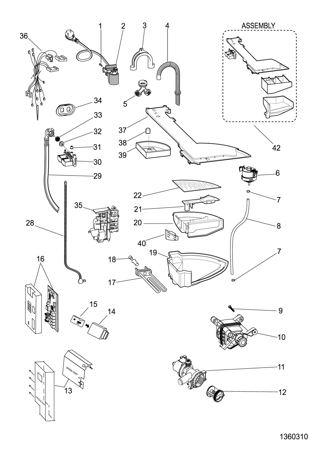 3 X HOTPOINT HF8B593PUK SOLLEVATORE A TAMBURO PER LAVATRICE TIPO - Foto 6