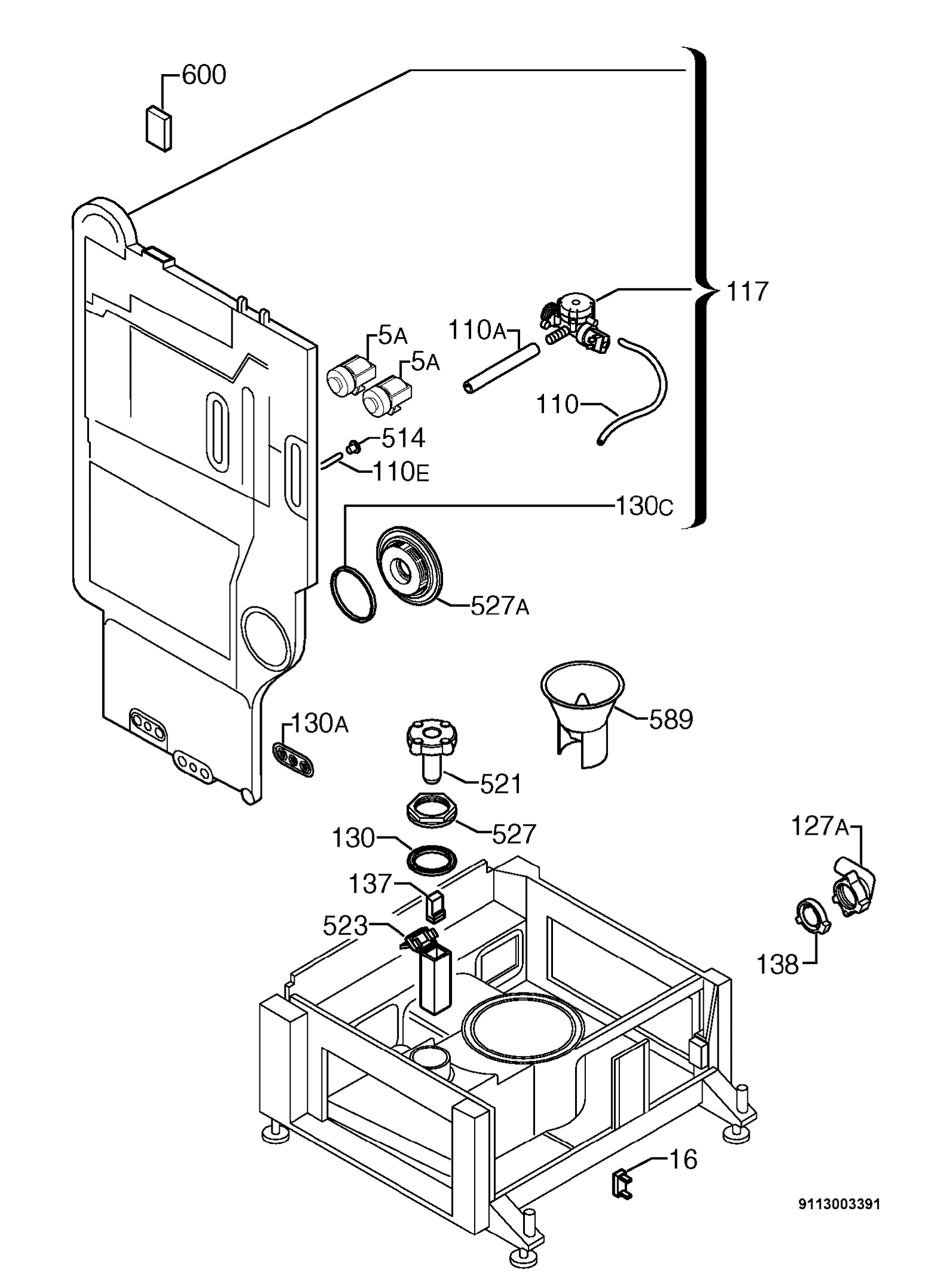 Cestello Inferiore Originale Per Lavastoviglie Rex Electrolux TT9E - Ricambio 1529702811 - Foto 12