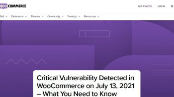Woocommerce vulnerability