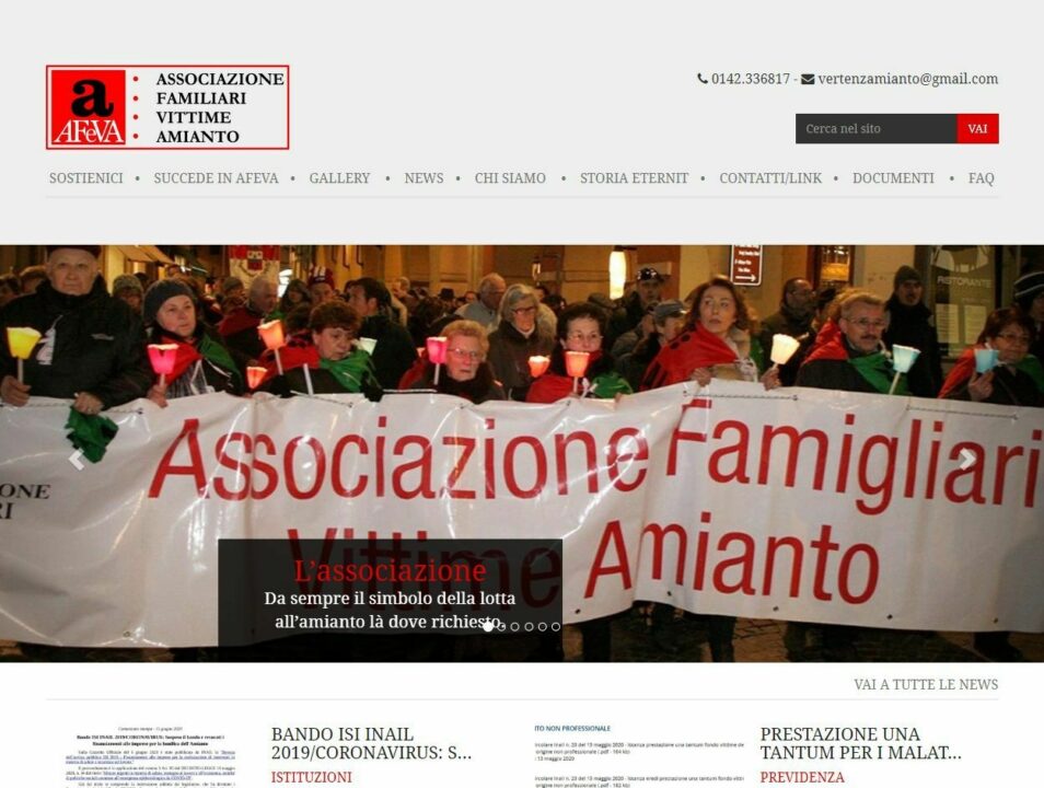 Sito web Afeva