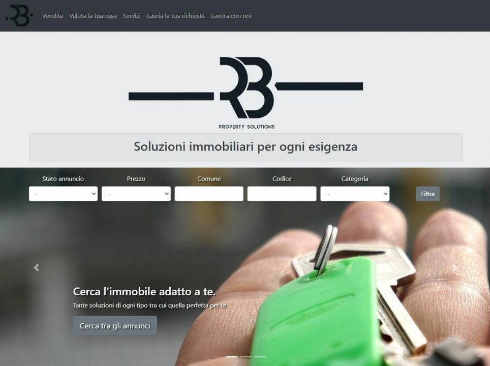 Sito web RB Property Solutions