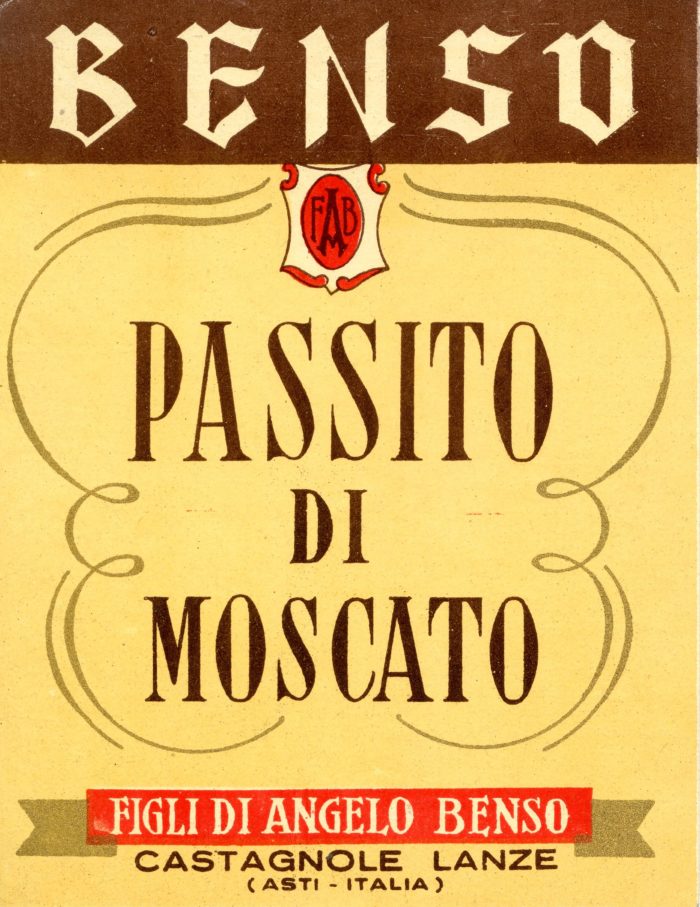 Passito di Moscato - antica - Benso