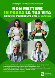 Locandina campagna antinfluenzale 2025-2026