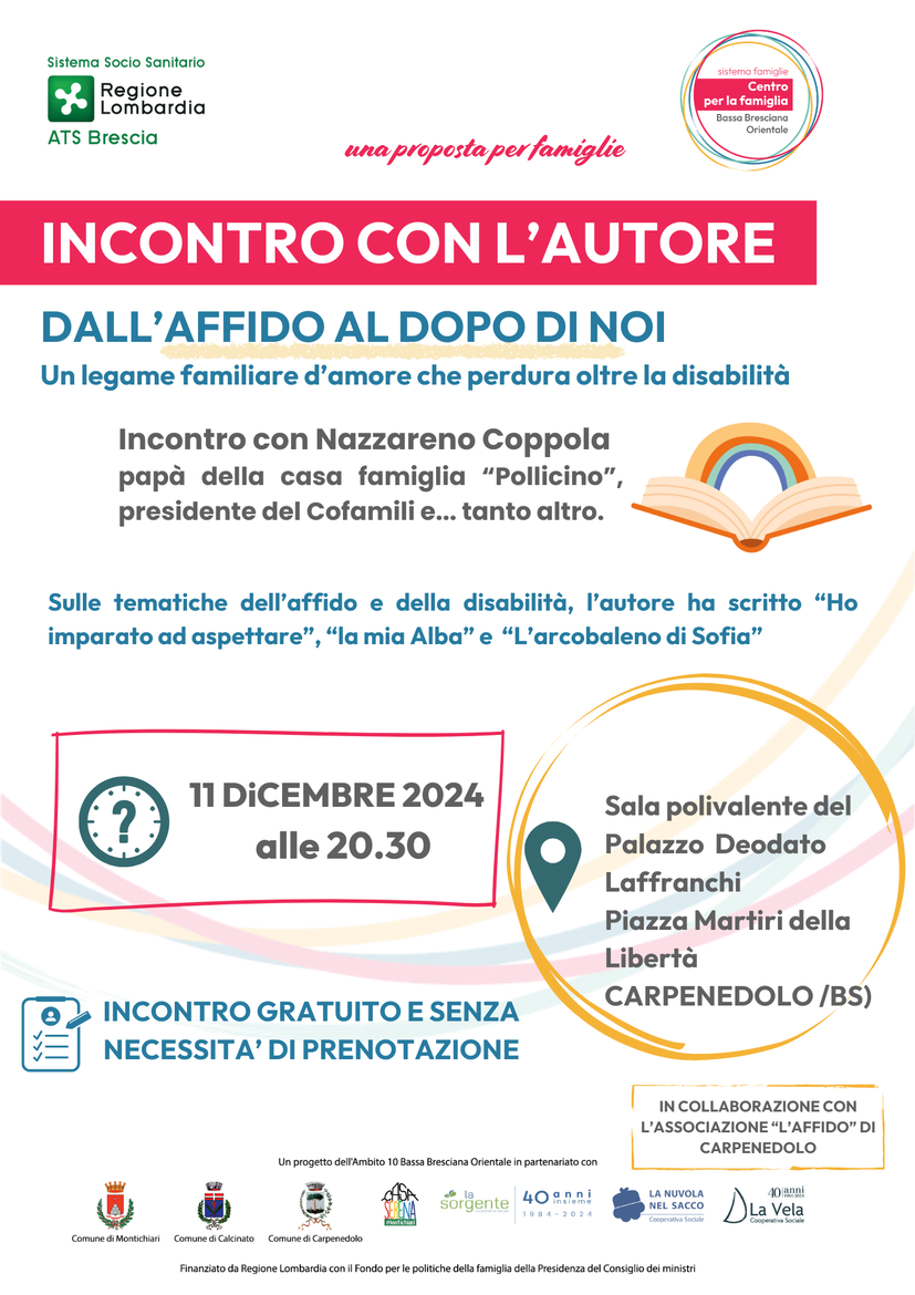 Immagine: Incontro Dall'affido al dopo di noi 2