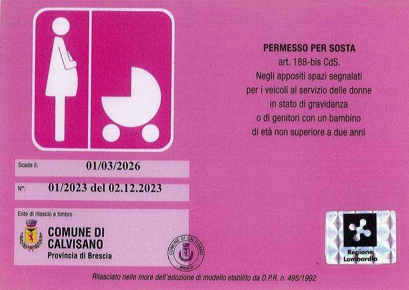Immagine: Iniziativa "parcheggi rosa"