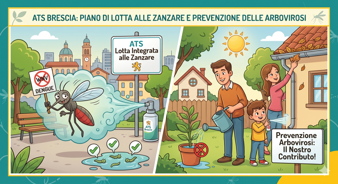 Immagine che mostra alcune accortenze e procedure da fare per evitare la proliferazione delle zanzare