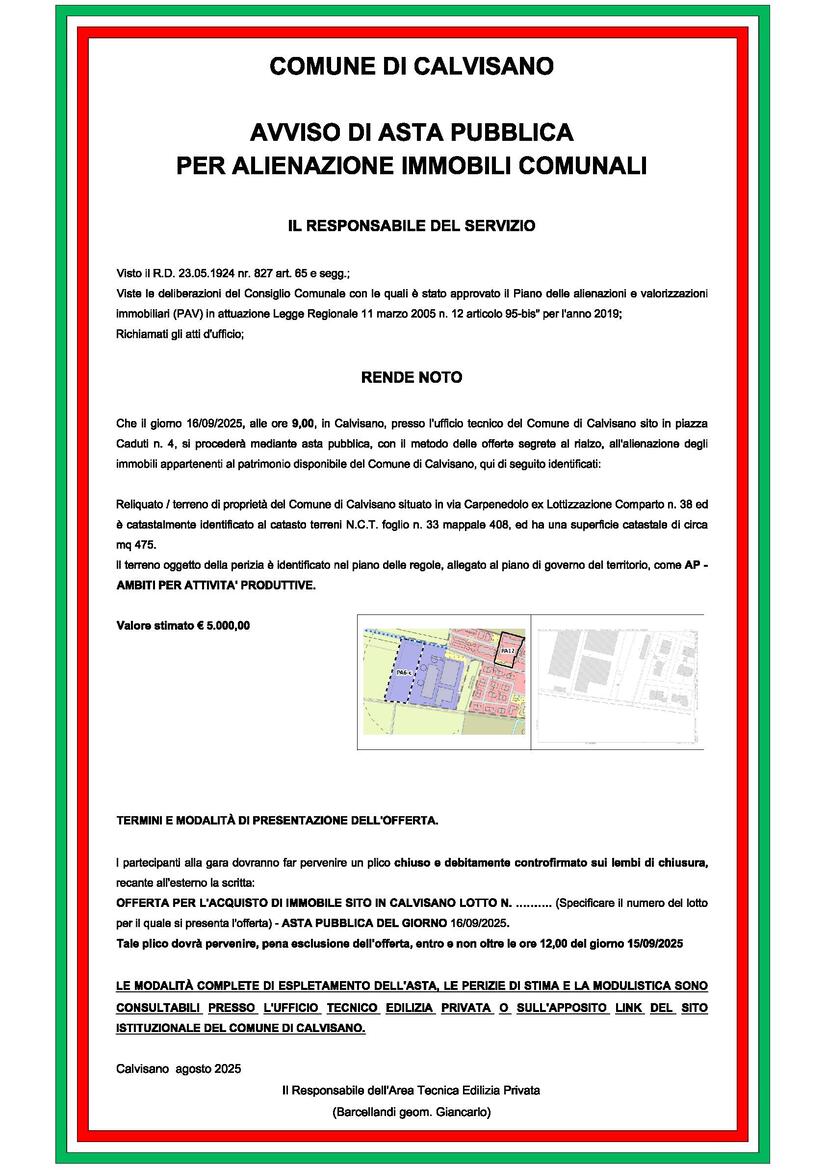 Manifesto bando