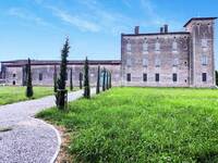 Vista giardino esterno palazzo Lechi