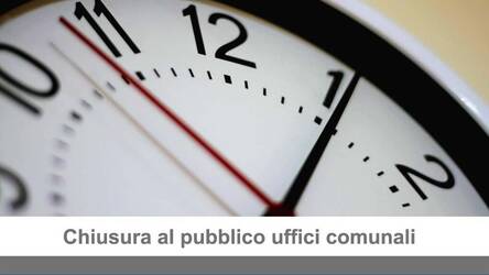 Immagine: Avviso chiusura
