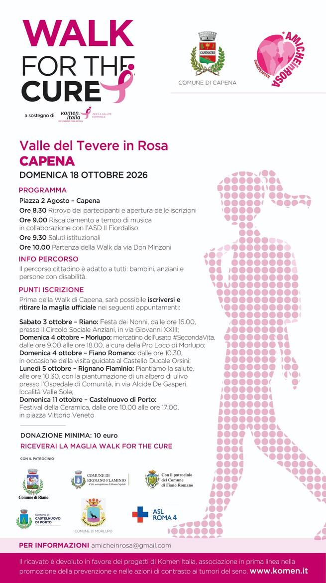 Immagine: camminata rosa
