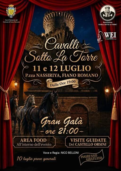 Immagine: Cavalli sotto la torre