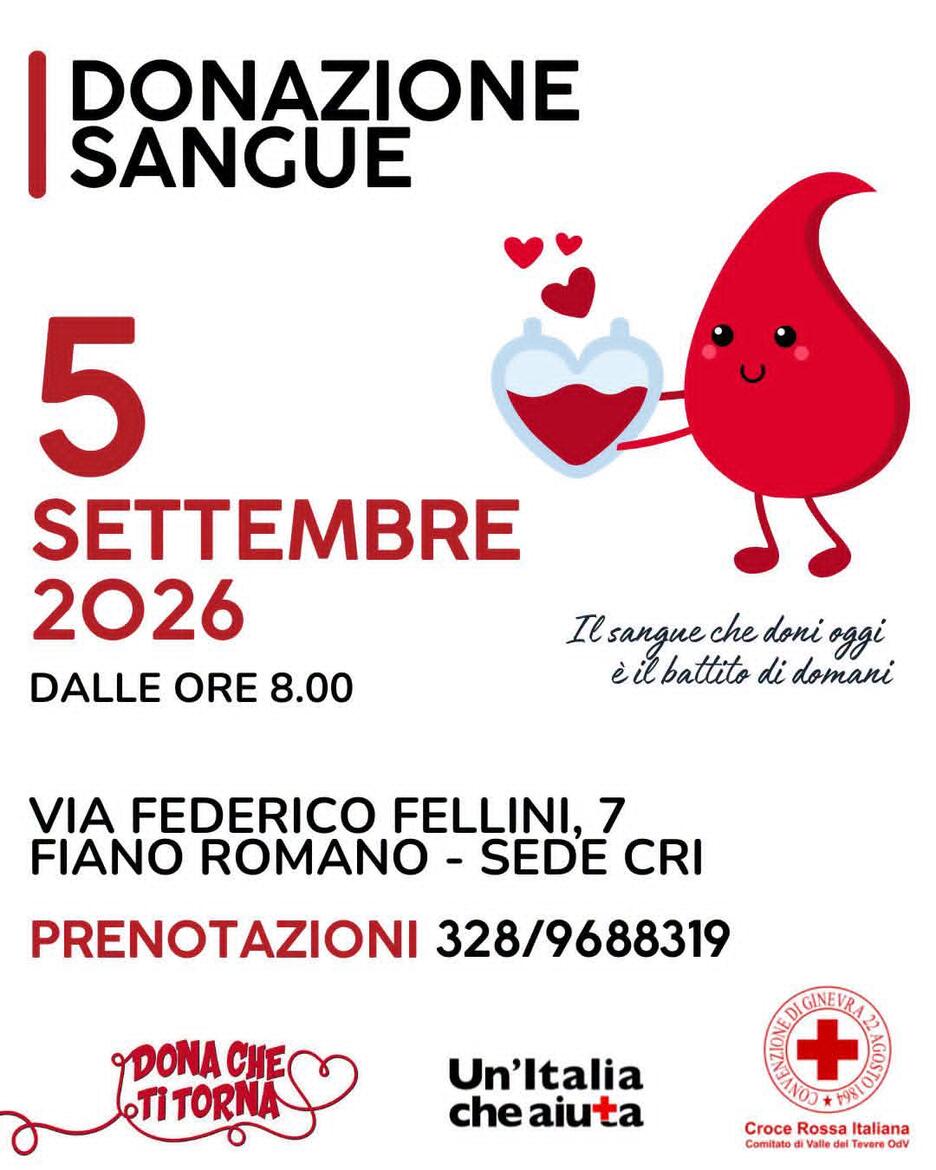 Immagine: donazione sangue