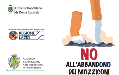 Immagine: No all’abbandono dei mozziconi di sigaretta