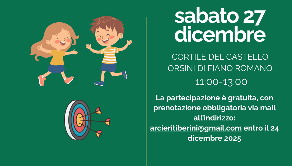 Immagine: Piccoli arcieri a natale