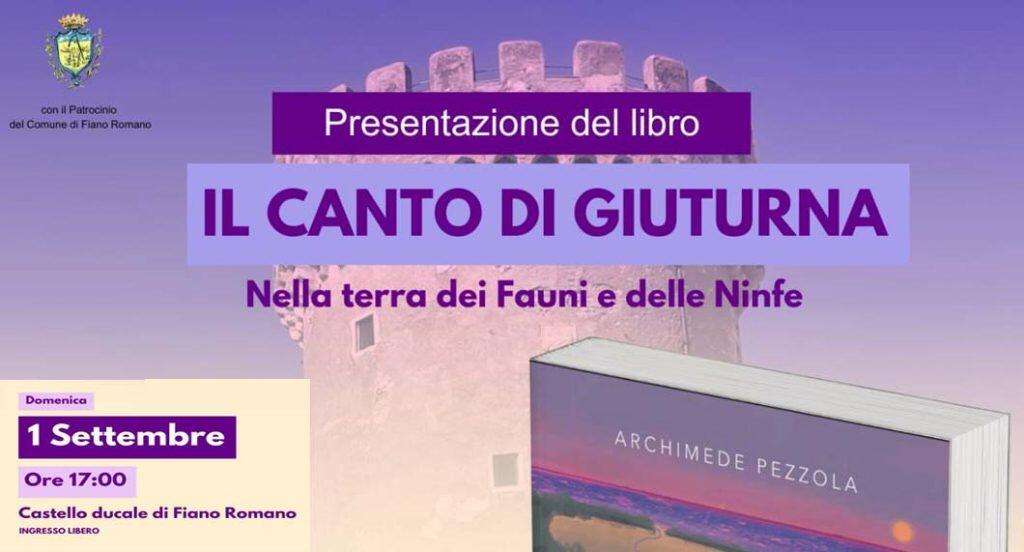 Immagine: Presentazione del libro “IL CANTO DI GIUTURNA”