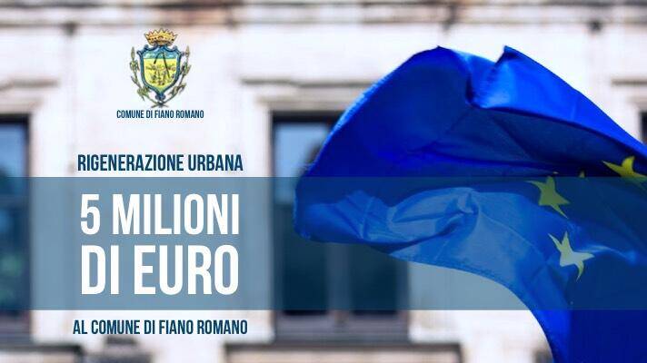 Immagine: Rigenerazione Urbana | 5 milioni di euro al Comune