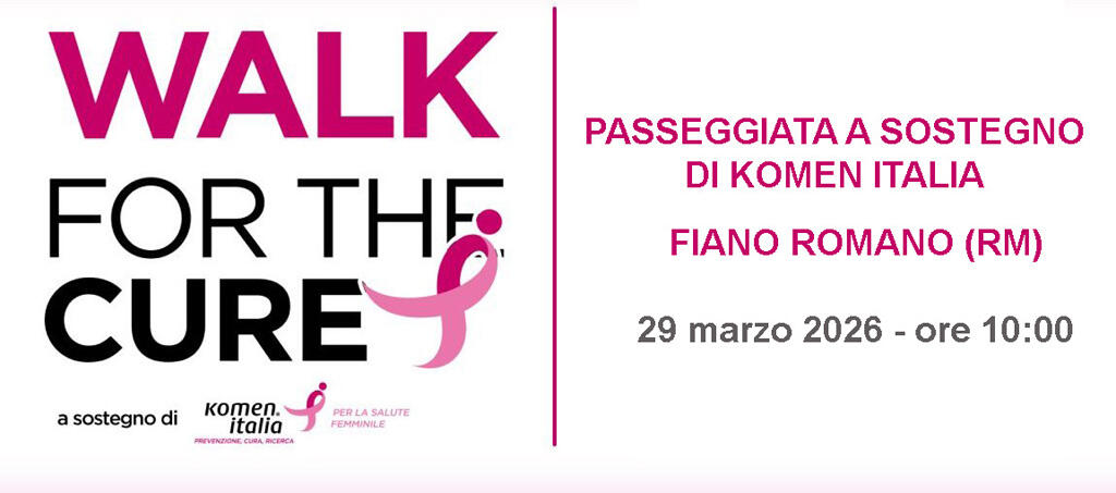 Immagine: walk for the cure
