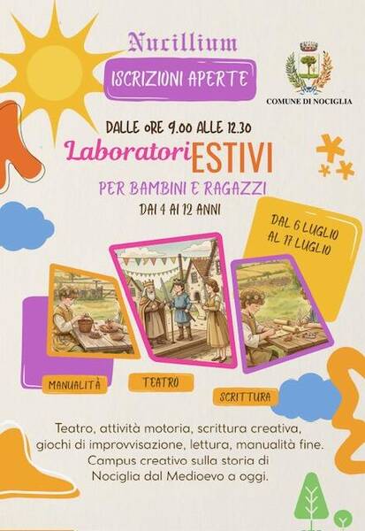 Immagine: locandina laboratorio