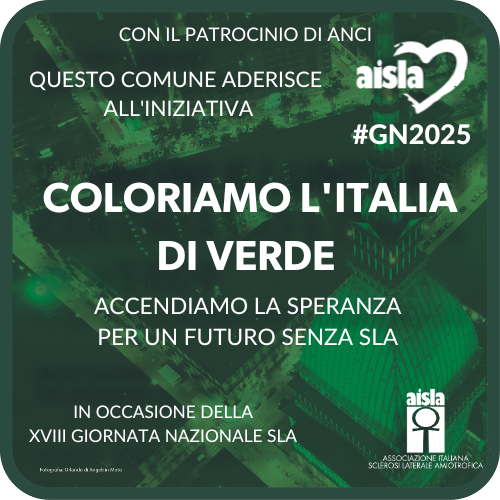 Giornata Nazionale SLA - Coloriamo l'Italia di verde