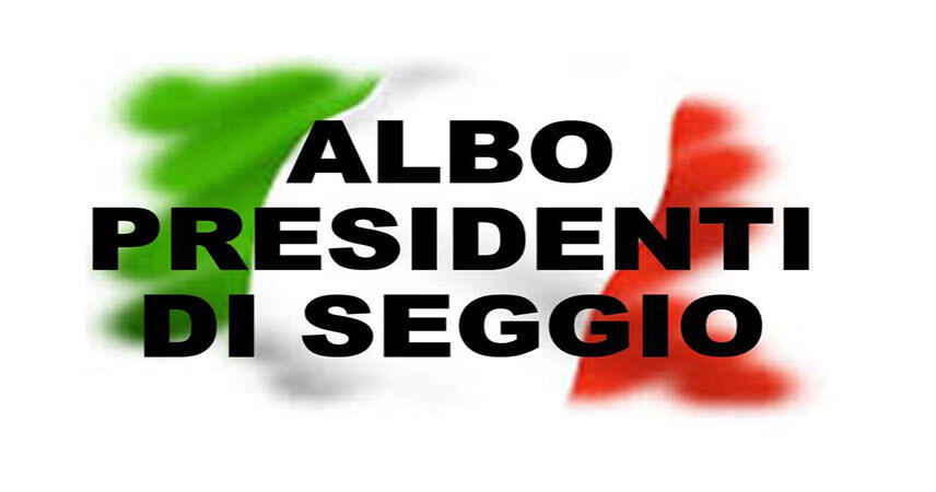 Immagine: albo presidenti di seggio