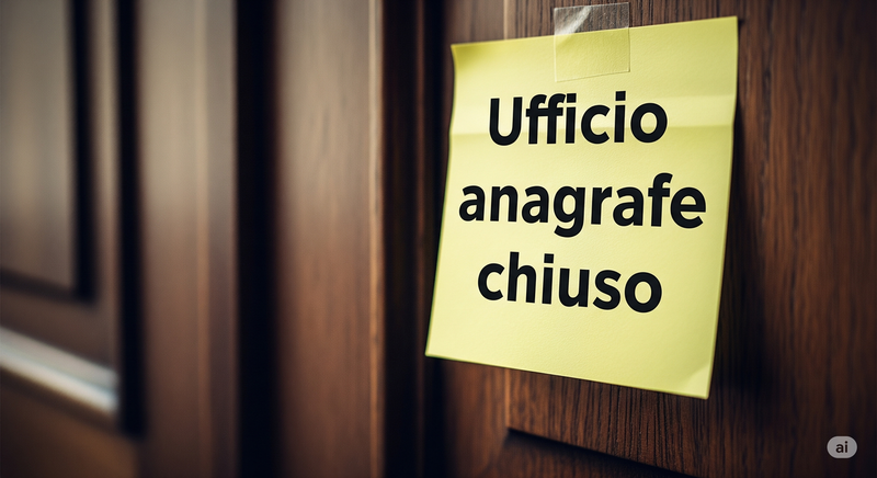 Immagine: chiusura angrafe