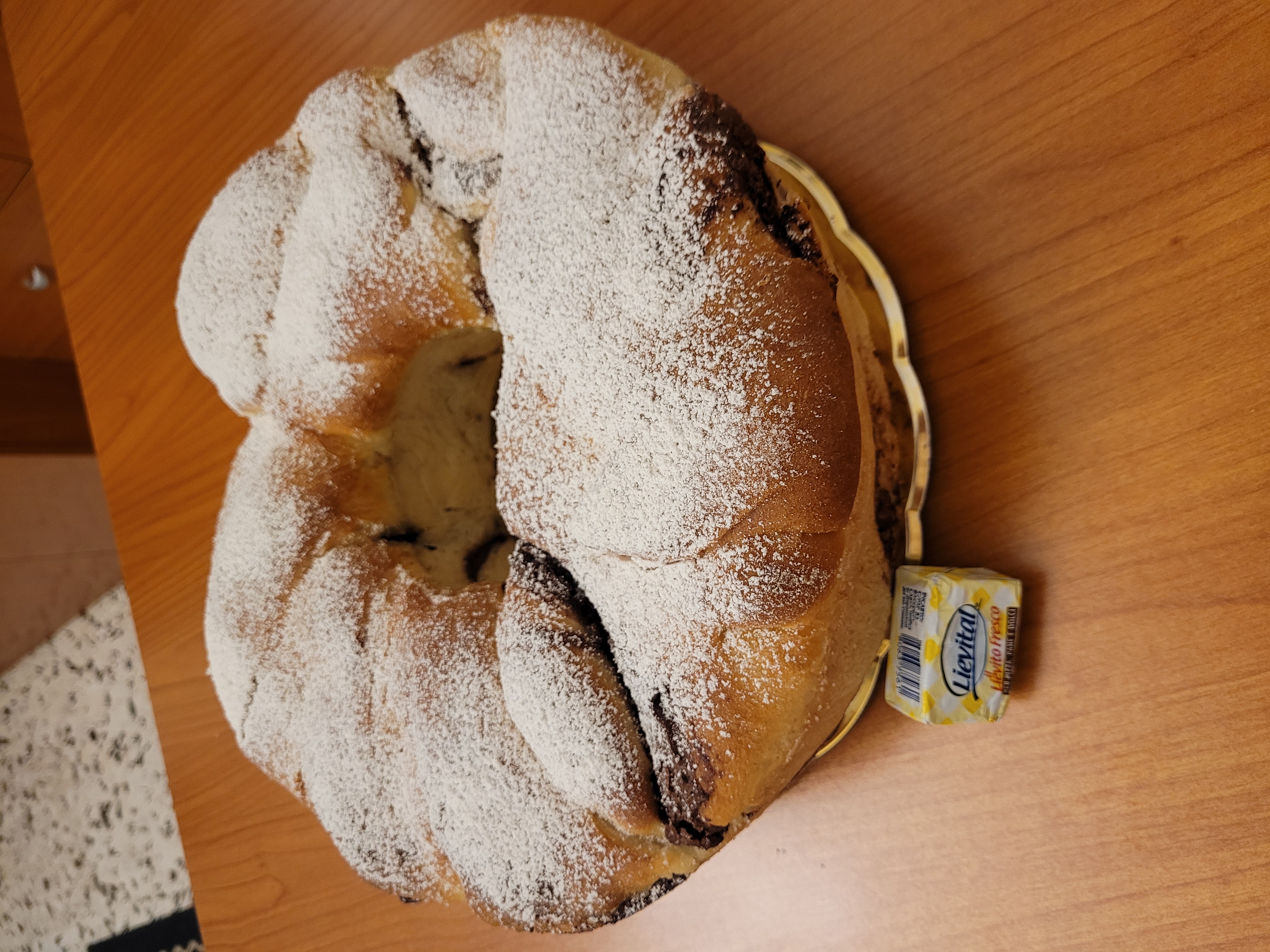 Brioche soffice con Nutella                                                                                                                                                                                                                               