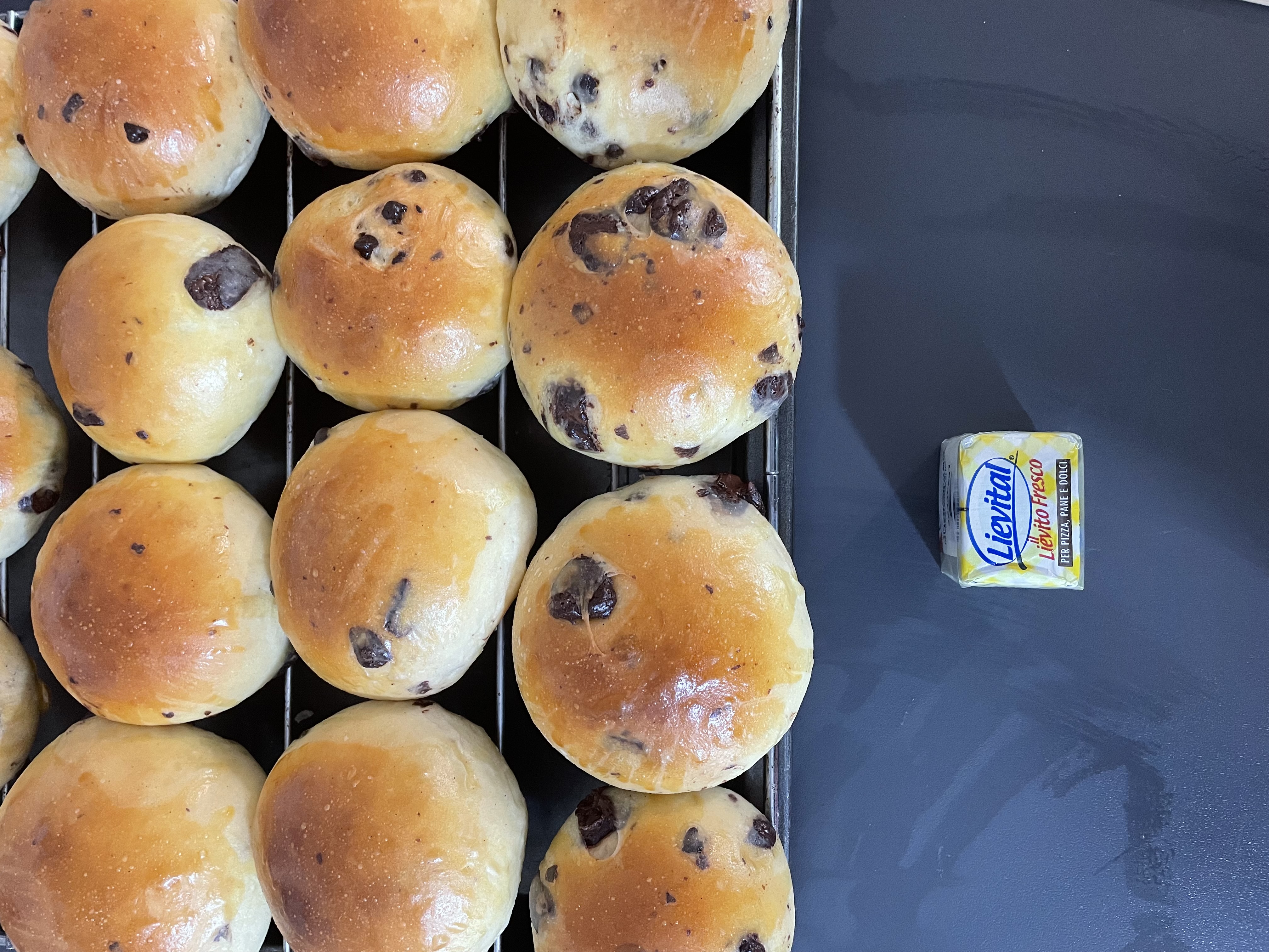 Brioche tipo pangoccioli                                                                                                                                                                                                                                  