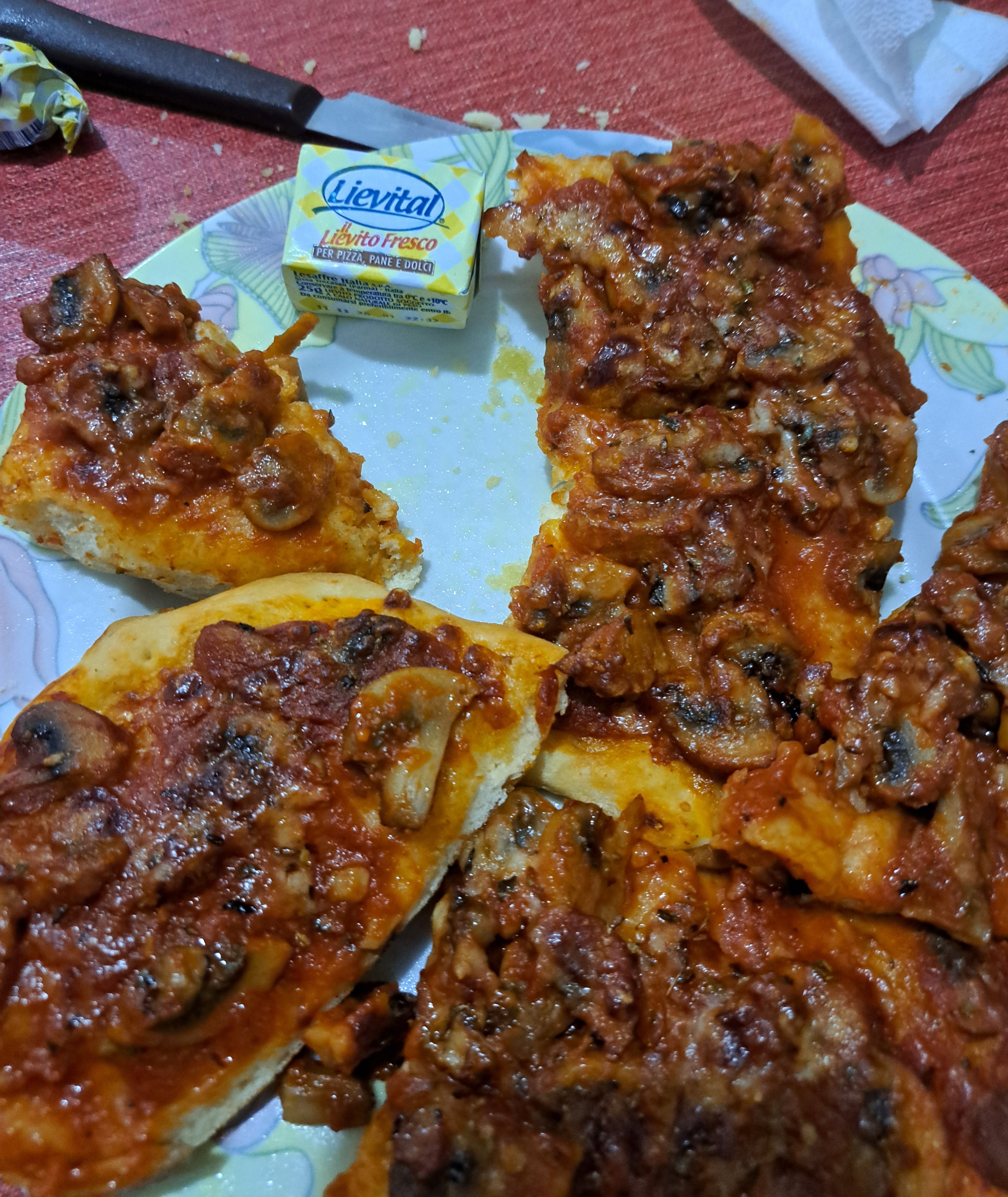 Pizza si funghi                                                                                                                                                                                                                                           