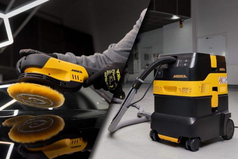 POLAROS e DEXOS: le nuove soluzioni Mirka per lucidatura e aspirazione professionale