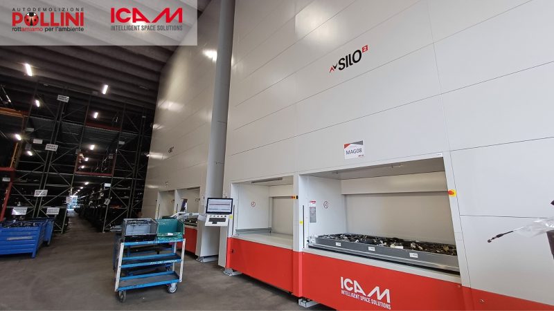 Dalla demolizione alla vendita ricambi: Pollini accelera con i magazzini verticali SILO²