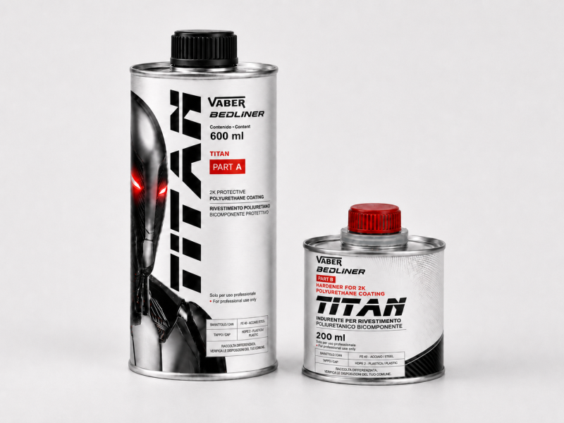TITAN Bedliner Vaber: protezione poliuretanica per le superfici più sollecitate