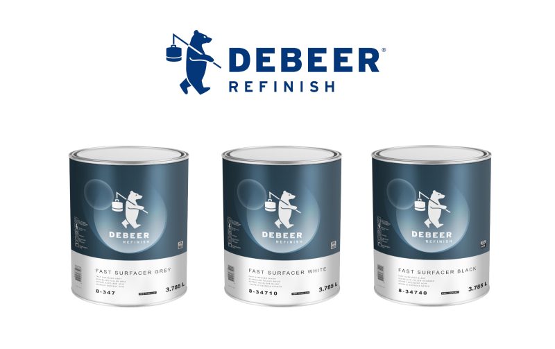 Carrozzeria più efficiente con DeBeer Refinish 8-347 Fast Surfacer