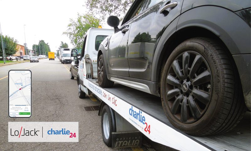 LoJack lancia l’assistenza stradale digitale con Charlie24