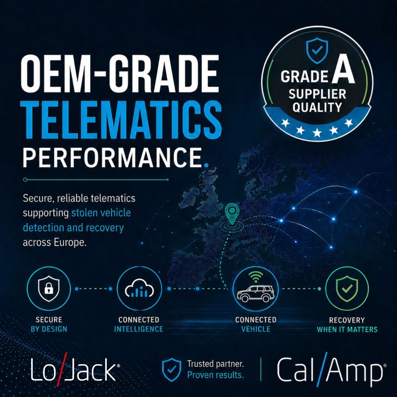 CalAmp premiata da Toyota Motor Europe per la sicurezza e la qualità dei servizi