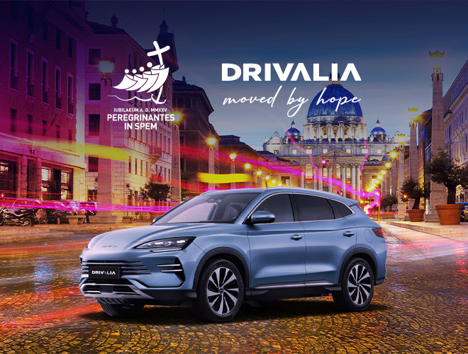 Drivalia, al fianco di BYD, conclude con successo  il percorso come Mobility Supporter del Giubileo 2025