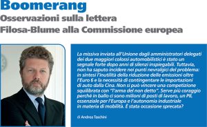 lettera Filosa-Blume taschini