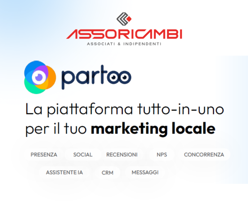 Asso Ricambi e Partoo insieme per la presenza online dei punti vendita