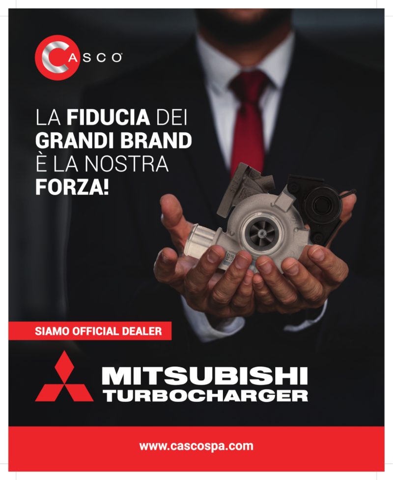 CASCO distribuisce Mitsubishi Turbocharger