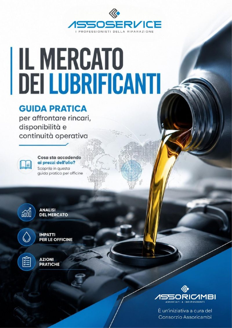 Crisi del settore lubrificanti: il Consorzio Assoricambi supporta ricambisti e officine