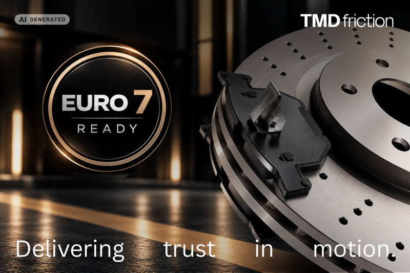 TMD Friction sviluppa gamma frenante conforme alla normativa Euro 7