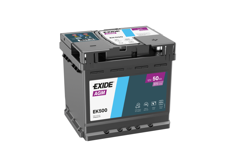 Exide Technologies lancia la nuova batteria AGM EK500
