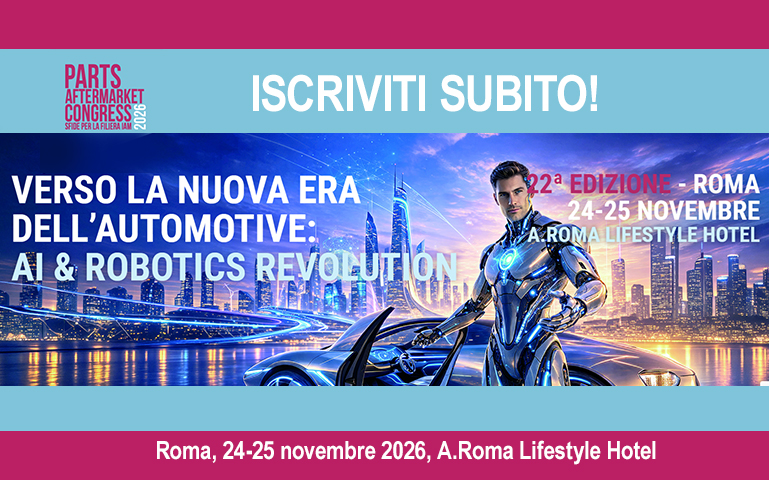 ISCRIVITI AL PARTS AFTERMARKET CONGRESS 2026!