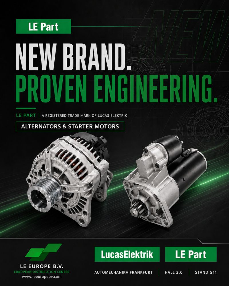 Lucas Elektrik lancia il nuovo marchio aftermarket “LE Part”