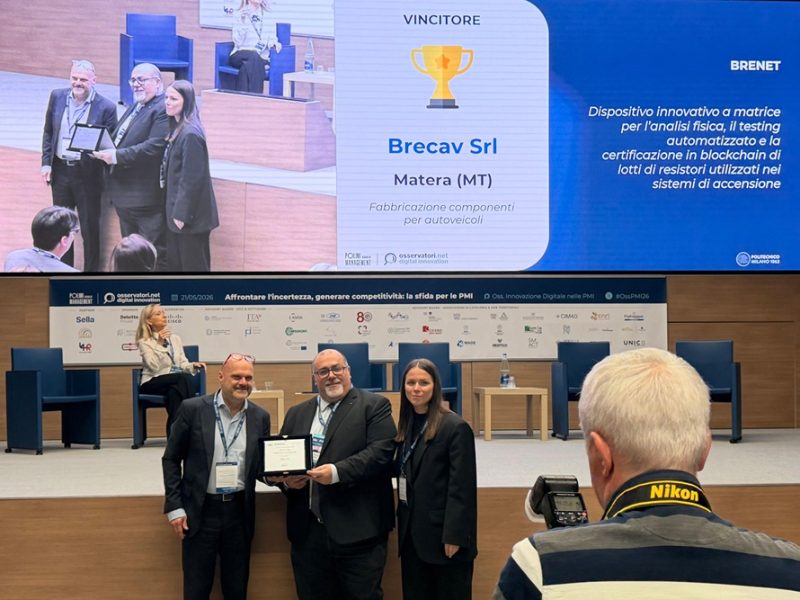 Brecav S.r.l. vince il premio nazionale PMI Award 2026
