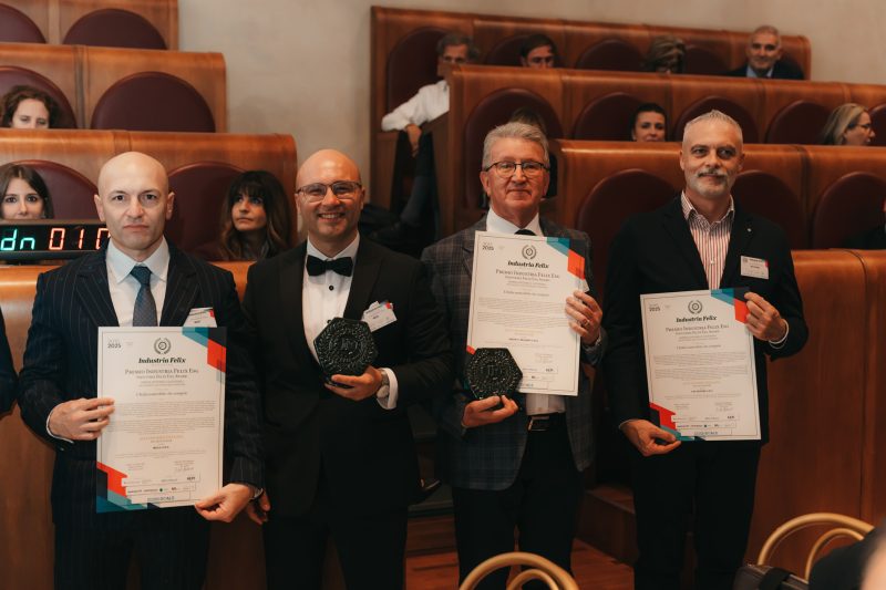 Il Gruppo UFI premiato con l’Alta Onorificenza ESG da Industria Felix