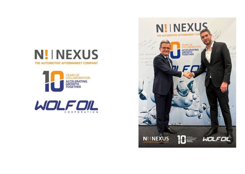 Wolf Oil Corporation celebra 10 anni di partnership con NEXUS Automotive International