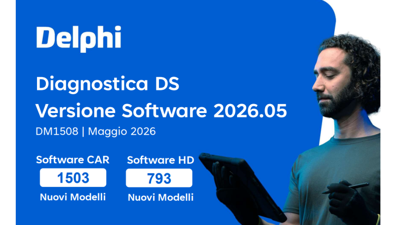 DIAGNOSTICA DELPHI: nuova versione software DS