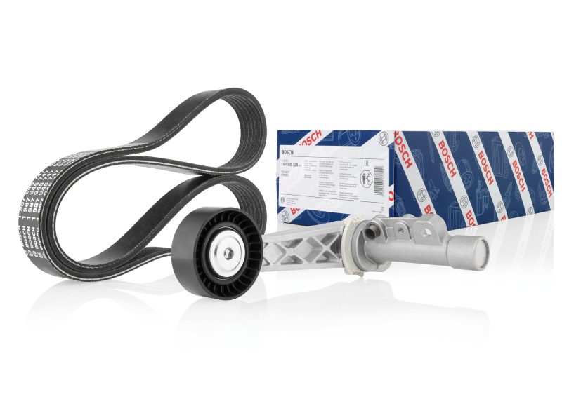 Bosch estende la sua gamma di pulegge tendicinghia, galoppini e kit di cinghie trapezoidali nervate