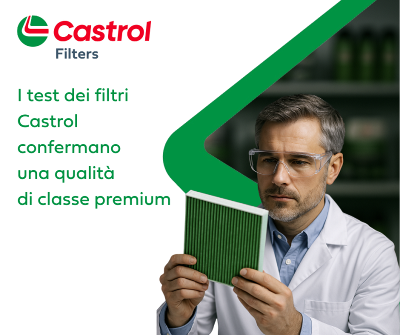 Filtri Castrol: i test confermano la qualità premium